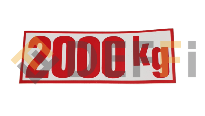 99990546-Etiquette capacite 2000kg
dimension : 80x250