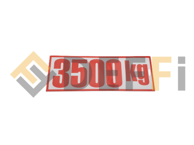 99990637-Tableau capacite 3500 kg