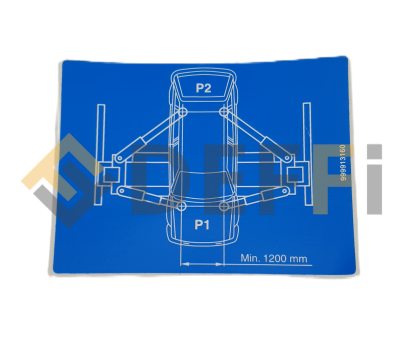 999913160-Plaquette position vehicule