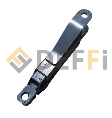 B1968-50-7016-BRAS COURT 600-1100 - GAUCHE - SEUL - D50 - GRIS FONCE RAL7016 - ACCESSOIRES IEQ1000/1