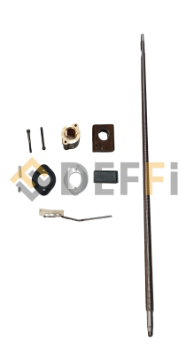 4448240-Vis équipée
Comprend :
1 vis nue 4440518
1 écrou porteur 4440622 + 2vis CHC M8x70
1 écrou de sécurité 4440116
1 patin anti Bruit 4440045
1 porte feutre 4448018
1 bague rotule 4440691
1 plaque de répartition 4440692
1 clavette 4440092
1 