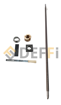 4498089-Vis motrice équipée
Comprend :
1 vis nue 4490089
1 écrou porteur 4490030
1 écrou de sécurité 4490070
1 porte feutre 4498005
1 rotule 4490029
Pour pont élévateur 2 colonnes FOG 449, valable seulement pour les numéros de série jusqu'à 13384F