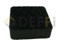 TPN0035-Tampon caoutchouc pour pont ciseaux  120 x 120 h35