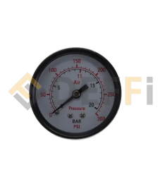6214345000-Pressure gauge 50rear 1/4 0/20