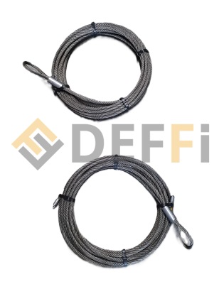 4118004-Jeu de 2 câbles acier diam 10mm