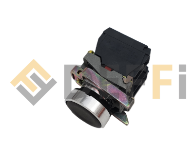 9332222-Bouton poussoir noirs