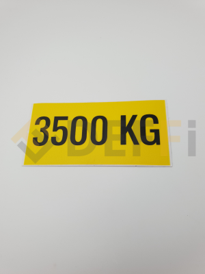 PEG.T-3500KG-Etiquette CMU 3500KG 