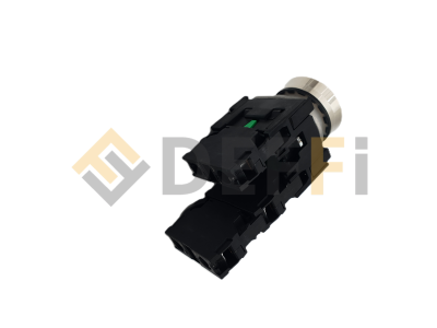 B2157-Poussoir noir + 3 contacts n.o.