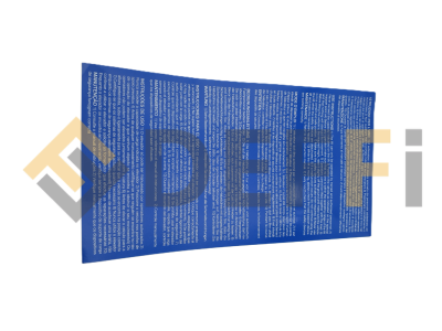 YE0399-Autocollant Bleu de sécurité