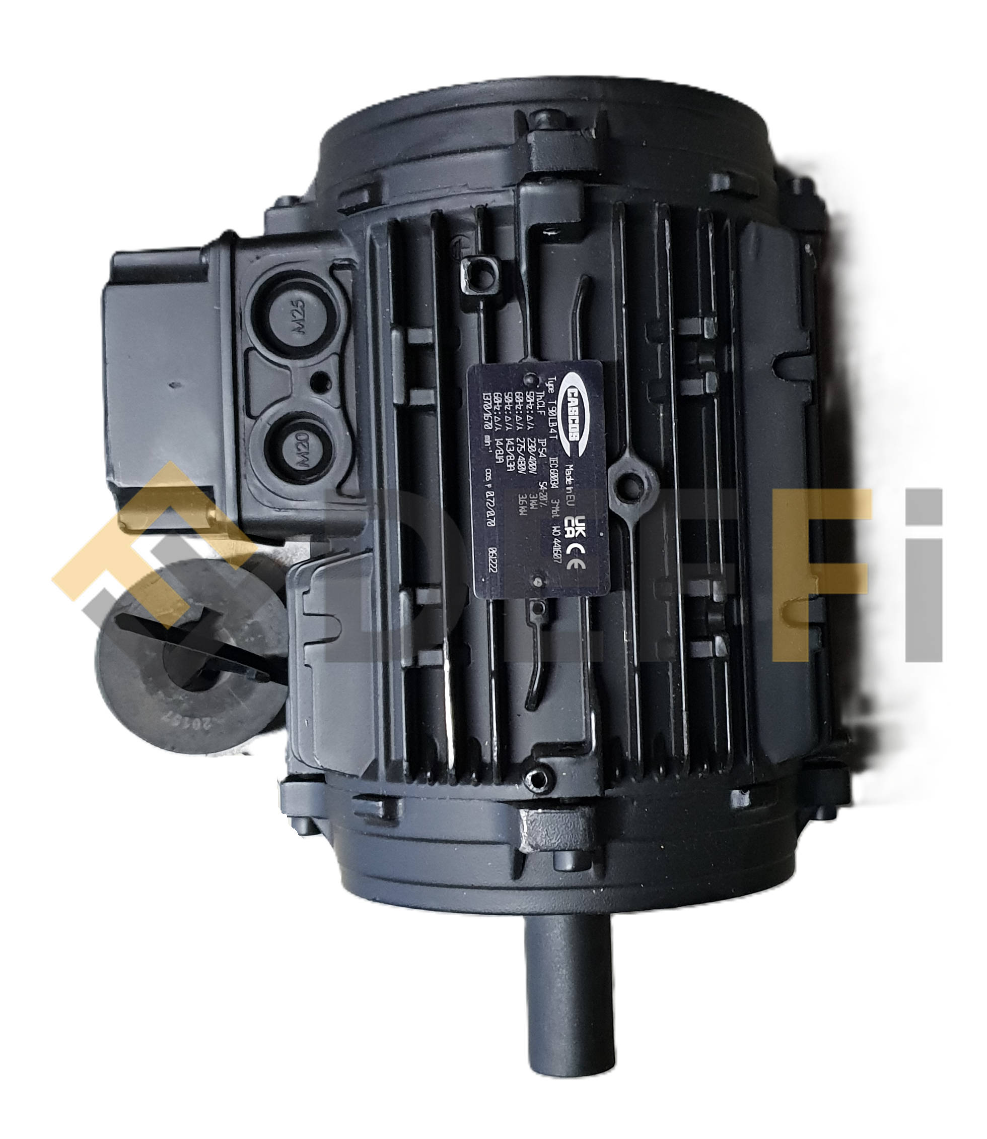 20155TK-Kit moteur 4 cv. 230/400 v + petite poulie