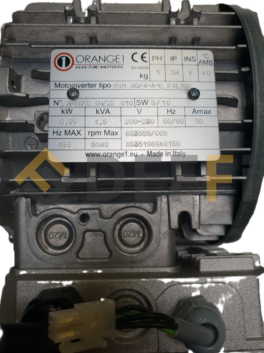 201753-MOTOINVERTER MIS80/4-A 200-230V 1PH 50-60Hz WITH FILTER AND CABLE