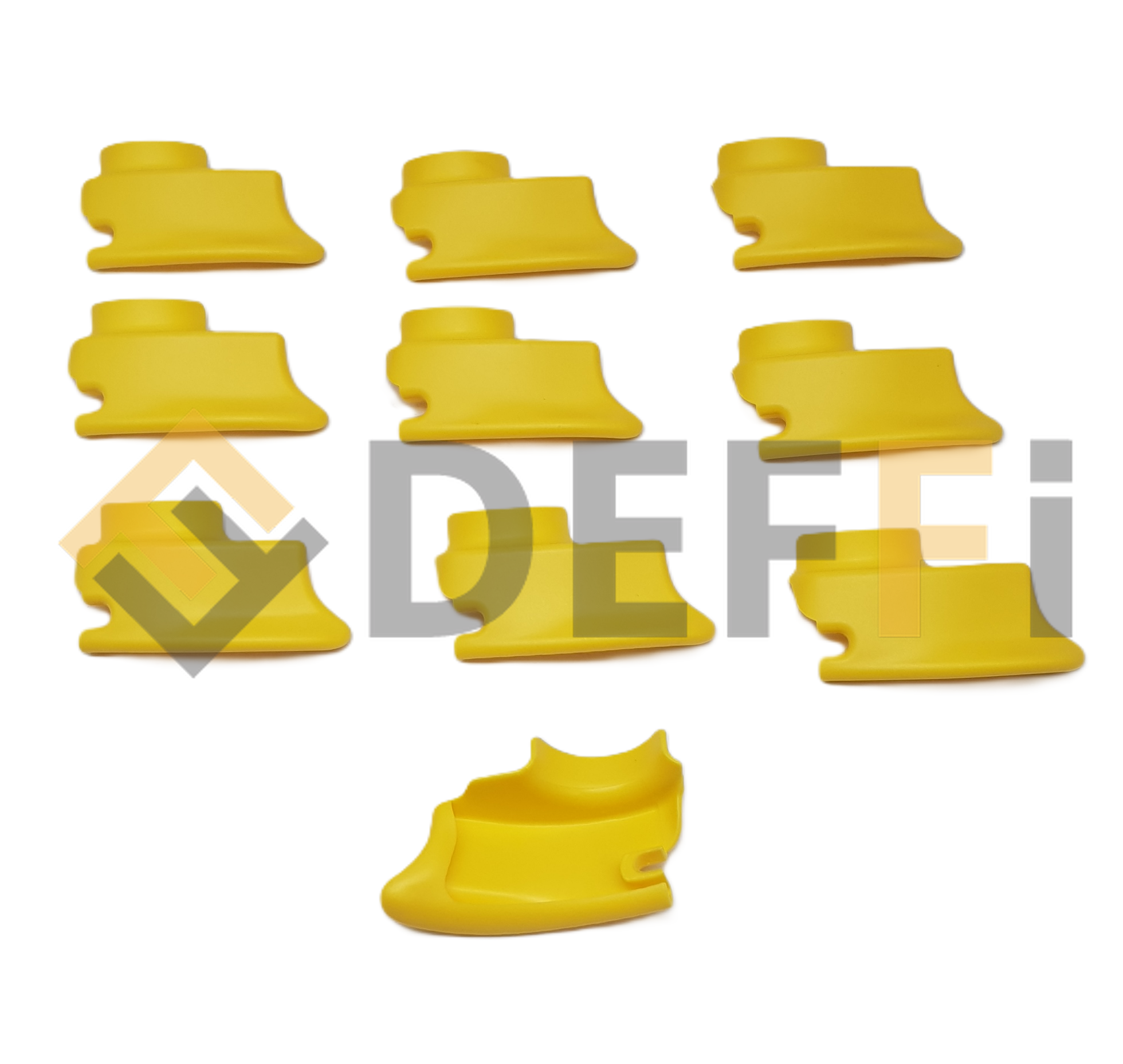 46MB203183-KIT DE 10PROTECTION ARRIERE JAUNE 42MB022272 POUR TETE DE MONTAGE
