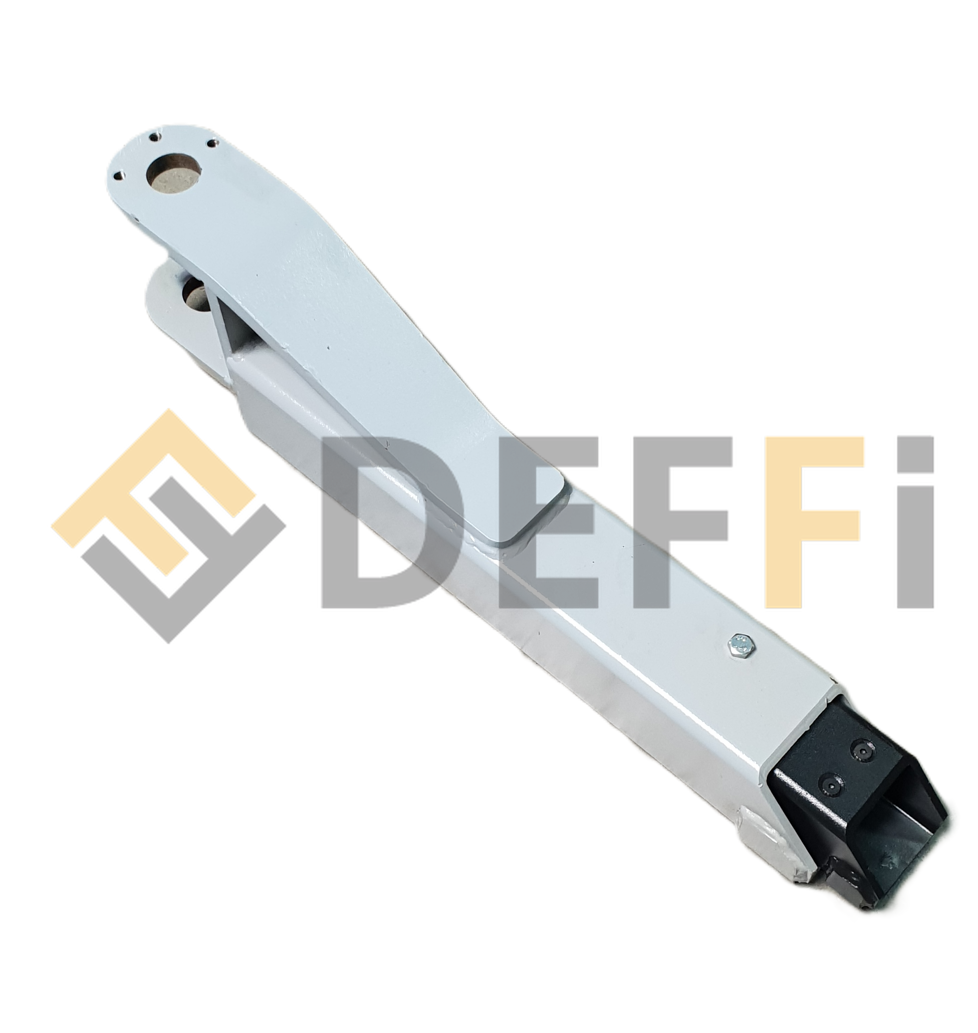 B7772XX-DROIT-Bras long droit complet avec trou pour douille tampon en diamètre 40.
RAL7040 Gris clair