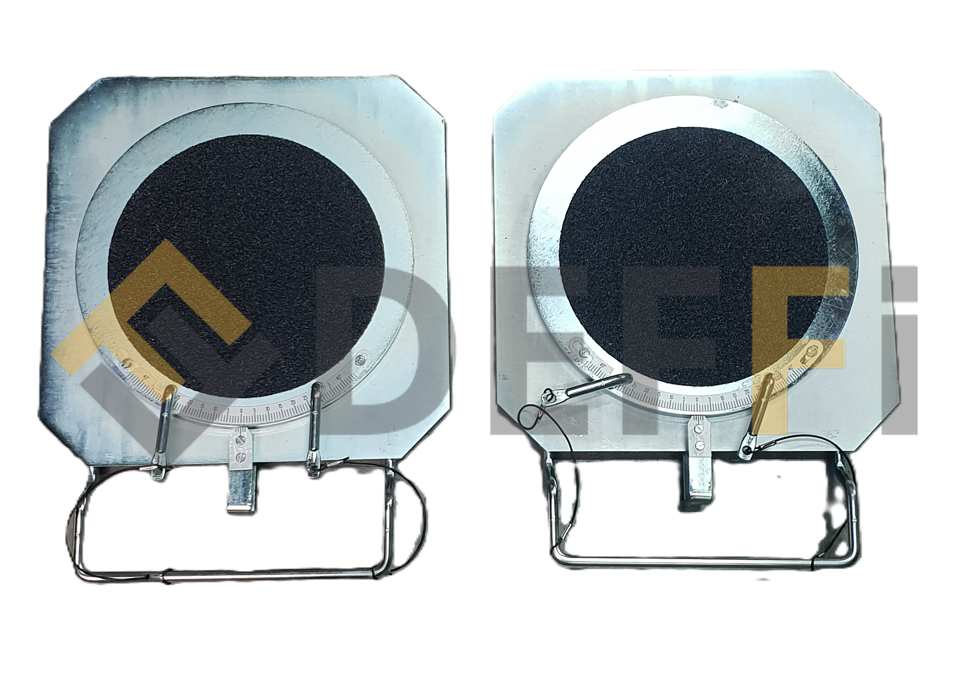 S110A7-Jeu de 2 plateaux pivotants pr géométrie roues