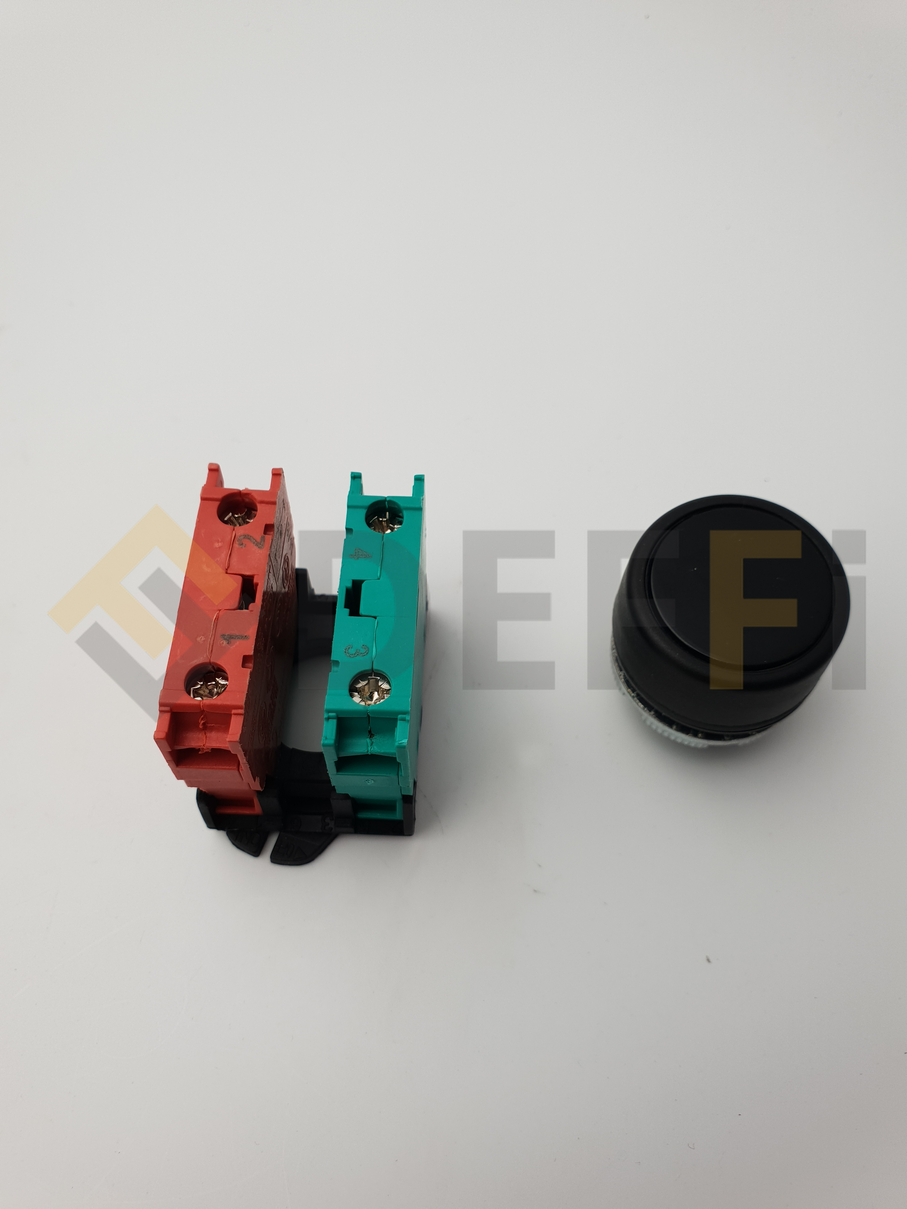 D2800-Poussoir noir + 1 contact n.o. + 1contact n.c.
Remplace W.B3066 et W.D2800