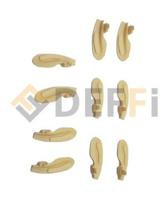 6240-KIT DE 10 PROTECTIONS ARRIERE EN PLASTIQUE POUR TETE