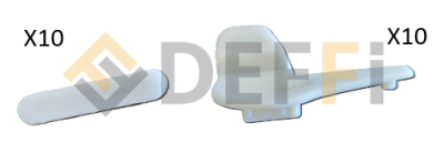 8-11100369-KIT PROTECTION 20 PIECES
Comprend 10 protections droite et 10 protections gauche