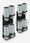 VSG.2CALL.901071-KIT DE 8 REHAUSSES POUR TAMPONS
4 réhausses H 89mm + 4 réhausses H 127mm + 2 brides de support réhausses.