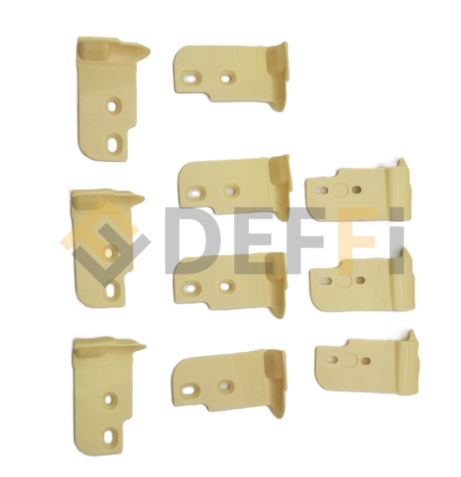 6241-KIT DE 10 PROTECTIONS AVANT EN PLASTIQUE POUR TETE