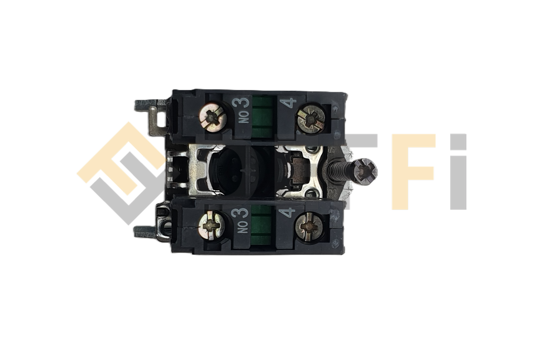 OMCAABM000155-PULSANTE COMPLETO: PULSANTE NERO+BASE+2 CONTATTI NO